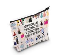 MYSOMY Broadway Musical Character Makeup Bag Broadway Musical Gifts It May Look Like i'Im Listening But I'm Singing Show Broadway Musical Merchandise (it May Look Like Make Bag)