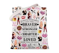 MYSOMY BTVS Inspired Gift the Vampire Buffy Tote Bag Buffy Vampire Character Shoulder Bag BTVS Fans Gift BTVS Merchandise (Buffy TB)