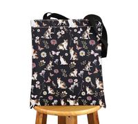 MYSOMY Calico Cat Tote Bag Calico Cat Lover Gifts Calico Cat Mom Shoulder Bag Calico Cat Owner Gifts (Calico UK)