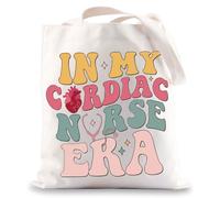 MYSOMY Cardiac Nurse Tote Bag Cardiac Nurse Gifts In My Cardiac Nurse Era Cardiovascular Nursing Tote Bag Cardiologist Gift (Cardiac Nurse UK)