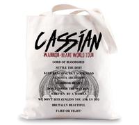 MYSOMY Cassian Album Tote Bag Warrior Heart World Tour Gifts ACOTAR Tote Bag Cassian Illyrian Mountains Gifts (Cassian UK)