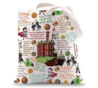 MYSOMY Cerulean Sea Inspired Tote Bag Book Lover Gifts Don't You Wish You Were Here Fantasy Books Shoulder Bag (I Can UK)