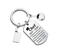 MYSOMY Chef Keychain Chef Definition Gifts Culinary Gifts for Chef Cooks Chef Appreciation Gift Culinary School Gifts (keychain)