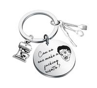 MYSOMY Chef Ramsay Keychain Cooking TV Show Inspired Gifts Can No One Make a Risotto Chef Ramsay Gifts (Chef Ramsay ky)