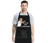 MYSOMY Chef Ramsay Kitchen Apron Cooking TV Show Inspired Gifts Can No One Make A Risotto Chef Ramsay Fans Gifts (Can no one)