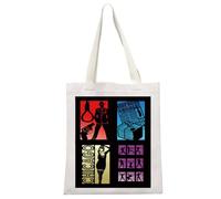 MYSOMY Chicago Musical Inspired Gift Broadway Musical Chicago Canvas Tote Bag Chicago Musical Theatre Fans Gift (Chicago TB3)