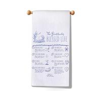 MYSOMY Christian Beatitudes Kitchen Towel Bible Verse Christian Dish Towel The Beatitudes Blessed Life (Beatitudes Towel3)