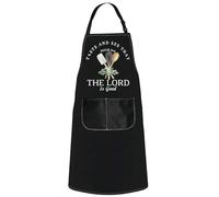 MYSOMY Christian Kitchen Apron Christian Kitchen Gifts Bible Verse Apron Taste And See That The Lord Is Good Aprons (The Lord UK)