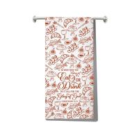 MYSOMY Christian Kitchen Towel So Whether You Eat Or Drink Or Whatever You Do Do All To The Glory Of God Dish Towels Religious Gift (glory of God kt1)