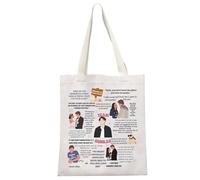 MYSOMY Conrad Fisher Fan Gift TSITP Team Conrad Canvas Tote Bag | TSITP TV Show Lovers Foldable Bag Cousins Beach Gift