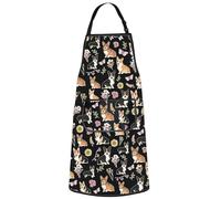 MYSOMY Corgi Kitchen Apron Welsh Corgi Gifts Corgi Mom Apron Corgi Owner Gifts Corgi Baking Apron (Corgi ap bl uk2)