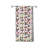MYSOMY Cottagecore Fig Kitchen Towels Fig Lovers Gifts Fig Fruit Gifts Fig Botanical Dish Towels Fig Print Towel (Fig kt2)