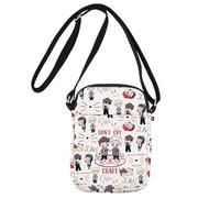 MYSOMY D & P Cat Whiskers Crossbody Bag D & P Fans Gifts Don't Cry Craft Gifts Radio Show Shoulder Bag (DON'T CRY UK1)