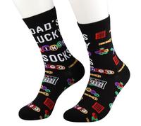 MYSOMY Dad’s Lucky Bingo Socks Lucky Casino Socks Bingo Player Bingo Dad Socks King Of Bingo Gifts Bingo Lover Gifts (Bingo uk)