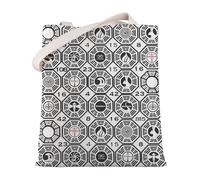 MYSOMY Dharma Initiative Gift for Lost Fan Lost Dharma Inspired Tote Bag Lost Lover Shoulder Bag TV Show Fans Gift (Dharma TB)