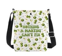 MYSOMY Dirty Martini Crossbody Bag Nothing a Martini Can't Fix Gifts Cocktail Martini Lovers Shoulder Bag (Martini Can’t CB4)