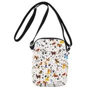 MYSOMY Dogs Crossbody Bag Lady & Pluto & Goofy & Tramp Gifts Dog Lover Gifts Puppy Shoulder Bag (Many Aminal UK)