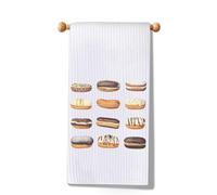 MYSOMY Eclair Kitchen Towel Chocolate Lover Gift French Pastry Gift Dessert Chef Gift Chocolate Eclair Merch (Eclair Towel3)