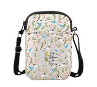 MYSOMY Fairytale Bell Crossbody Bag Nope Not Today Gifts Never Land Shoulder Bag Fairy Pixie Gift Never Grow Up Gift (I do Believe UK2)