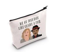MYSOMY Family TV Show Inspired Gift We Go Together Like Claire and Phil Toiletry Bag Claire & Phil Fans Gift Sitcom Zipper Bag (Claire&Phil Bag)
