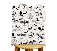 MYSOMY Fantasy Dragon Book Tote Bag Violet And Xaden Gifts Dragons Lover Shoulder Bag Basquiat War College Tote Bag (violence)