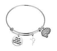 MYSOMY Female Psychologist Gifts Bracelet Psychology Graduate Gifts Funny Psychotherapist Gifts (only the Strongest Women become Psychologists)