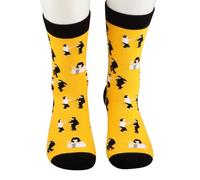 MYSOMY Fiction Movie Socks Vincent And Mia Dance Gifts Fiction Twist Dance Socks Jack Rabbit Slim's Gifts (black white suit uk)