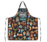 MYSOMY Florist Waterproof Apron with Pockets Flower Arranger Dealer Gift Floral Gardener Gift Florist Dealing with Pricks (Florist Apron)