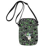 MYSOMY Frankenstein & Bride Crossbody Bag Frankenstein Couple Gift Horror Monsters Bride Shoulder Bag (GreenCouple UK)