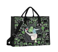MYSOMY Frankenstein & Bride Crossbody Bag Frankenstein Couple Gift Horror Monsters Bride Shoulder Bag (GreenCouple TG2)