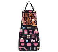 MYSOMY Funny Baking Aprons for Women Men In My Baking Era Apron Baking Gifts for Bakers Baking Lover Gifts Pastry Chef Gift (Baking Era Apron)
