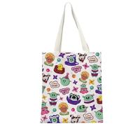 MYSOMY Funny Nanalan Inspired Gift Nanalan Meme Tote Bag Cartoon Princes Tote Bag Mona Nanalan Cartoon Lover Gift (Nanalan TB)