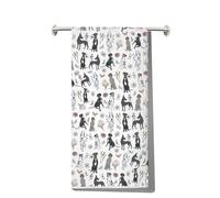 MYSOMY Great Dane Kitchen Towel Great Dane Lover Gift Great Dane Mom Hand Towel Great Dane Owner Dish Towel (thinspot dog uk1)
