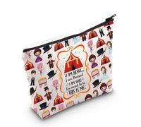 MYSOMY Great Show Inspired Gift Broadway Musical Makeup Bag I Am Brave I Am Bruised Encouragement Gifts (This is me bag3)