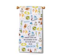 MYSOMY Greece Tea Towel Greece Gift Greece Travel Souvenir Gift Greece Culture Lover Gift Welcome to Greece Gift (Greece Towel)
