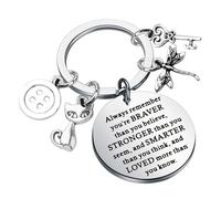 MYSOMY Horror and Fantasy Film Inspired Gift C-line Keychain C-line Fans Gift You Are Braver Stronger Smarter Than You Think (C-line KC)