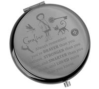 MYSOMY Horror Cartoon Movie Gift The Secret Door Thriller Movie Makeup Mirror Fantasy Film Lover Gift Ghost Mother Merchandise (Ghost Mother Mirror-BL)