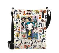 MYSOMY Horror Cartoon Movie Gift The Secret Door Thriller Movie Tote Bag Fantasy Film Lover Gift Ghost Mother Merchandise (Cor-line Era CB)