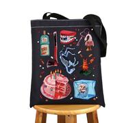 MYSOMY Horror Video Game Tote Bag Horror Game Lover Gift Pony Express Gifts Take Responsibility Gifts Pony Express Shoulder Bag (Cake TG UK2)