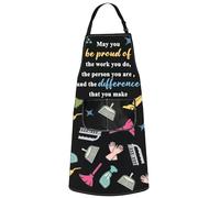 MYSOMY Housekeeper Aprons With Pockets Cleaning Apron Cleaning Lady Apron Housekeeping Apron (difference Housekeeping UK)