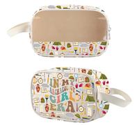 MYSOMY in My Archeology Girl Era Clear Toiletry Pouch for Archaeology Enthusiasts Gift Historian Gifts Archeologist Gift (Archeology CMB)