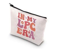 MYSOMY in My LPC Era Makeup Bag Licensed Professional Counselor Cosmetic Bag Counseling Office Gifts Counselor Appreciation Gift (LPC Bag)