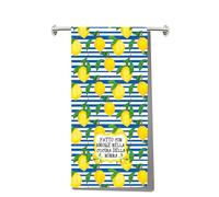 MYSOMY Italian Nonna Kitchen Towels Italian Lemons Gifts Dish Italian Grandmother Gifts Sorrento Lemons Towels (Lemonstowel uk)