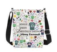 MYSOMY Johnny Inspired Crossbody Bag Johnny & Shannon Gift Tommen College Gift Romance Book Inspired Shoulder Bag (JOHNNY CB1)
