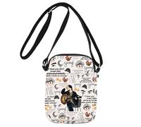 MYSOMY K Pop Army Crossbody Bag Agust Gifts I Hope You Don't Forget That Giving Up Decisively Also Counts As Courage Kpop Army Merch