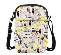 MYSOMY k-Pop Bbokkari Crossbody Bag Kpop Fans Gift Kpop Bbokkari Gifts Kpop Group Shoulder Bag (you're always hungry uk3)