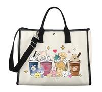 MYSOMY K-POP Boy Group Gift Stay Fandom Tote Bag - SKZ Fans Cosmetic Bag - K-POP Music Lover Merchandise (SKZ Tea)