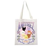MYSOMY K-pop Group Aniteez Tote Bag Aniteez Fans Gift K-pop Lover Shoulder Bag K-pop Music Lover Gift K-Pop Merchandise (Anit TB3)