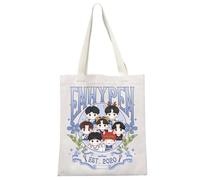 MYSOMY K-pop Group ENHA Tote Bag Engene Fans Gift K-pop Lover Shoulder Bag K-pop Music Lover Gift K-Pop Merchandise (ENHA TB3)