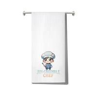 MYSOMY K-Pop Kitchen Towels Jin-Credible Chef Towel Jin-Credible Chef Gifts K Pop Dish Towels K Pop Kitchen Merch (JINCHEF kt UK2)